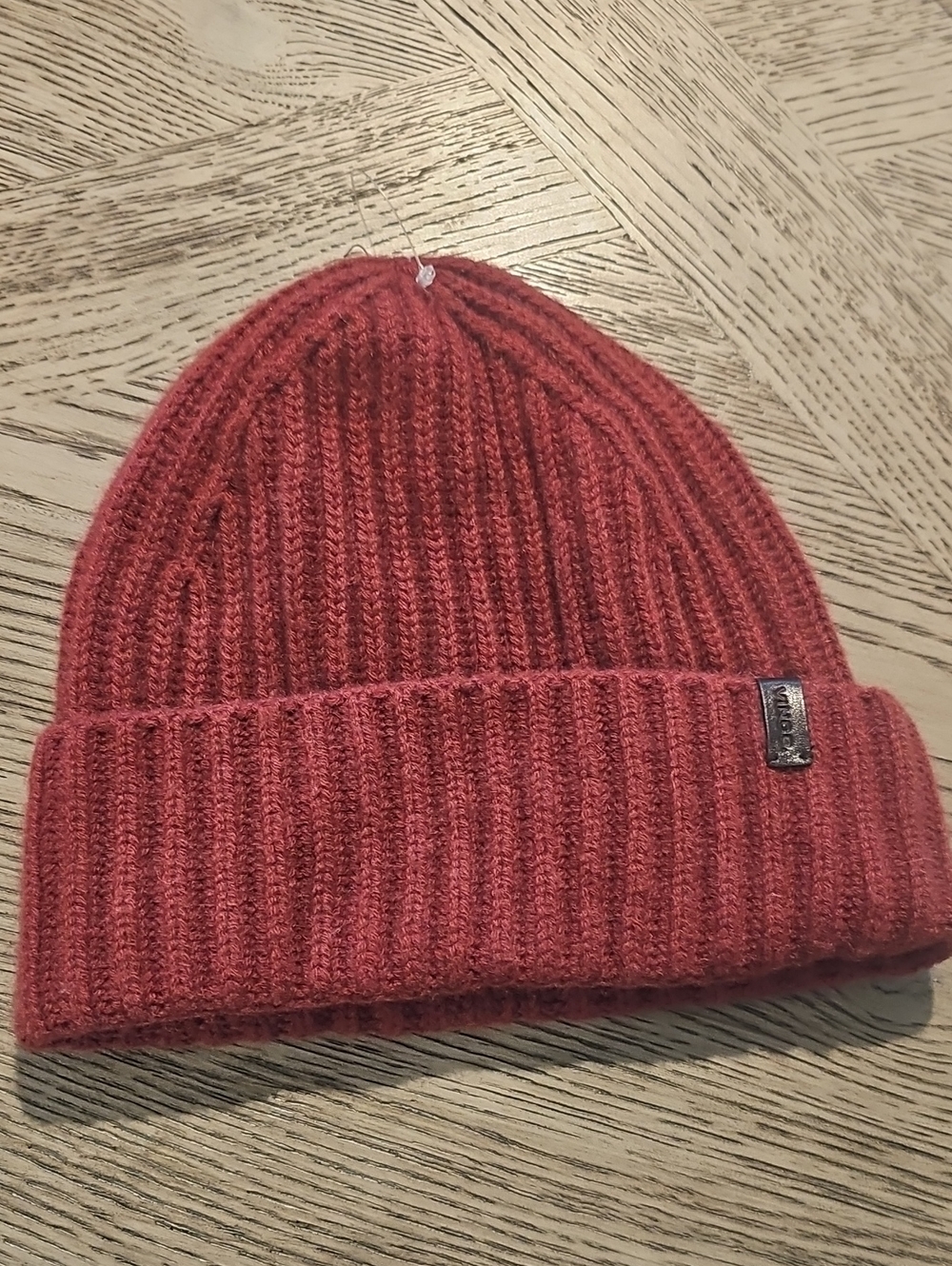 VINCE Cashmere Shaker Stitch Beanie In Black NWT $165